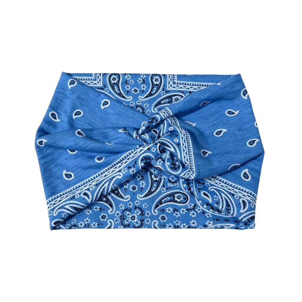 Women's Afro Wide Elastic Headband: Sweat Absorbent Yoga & Running Hair Wrap.