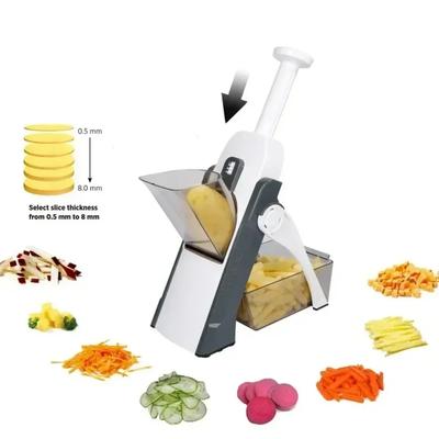 Kitchen Vegetable Cutter Safe Manual Multi-function Salad Chopper Potato Slicer Cheese Graters Kitchen Tools French Fries Cutter