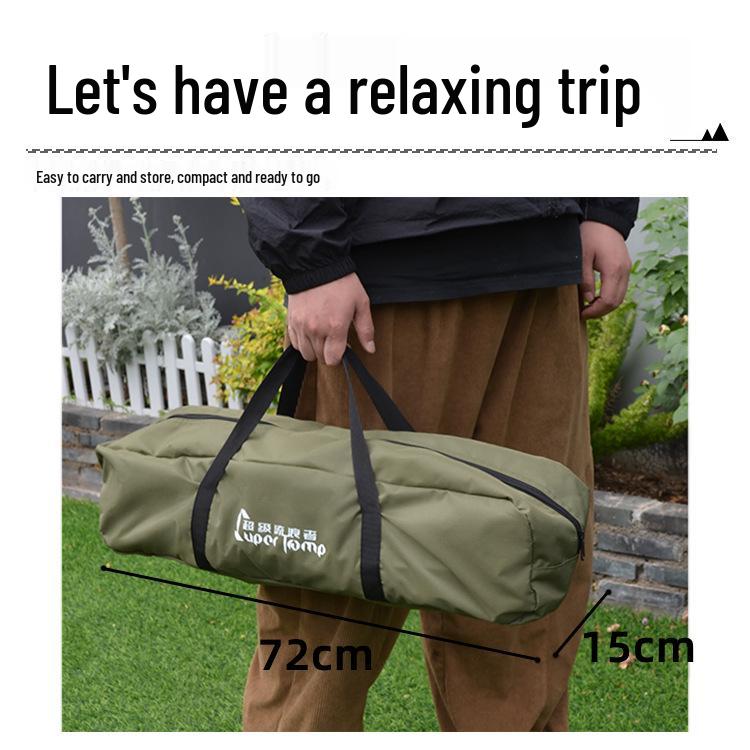 Ultraleichte tragbare faltbare Campingliege mit zweifacher Höhenverstellung für den Außenbereich, das Büro oder das Krankenhaus