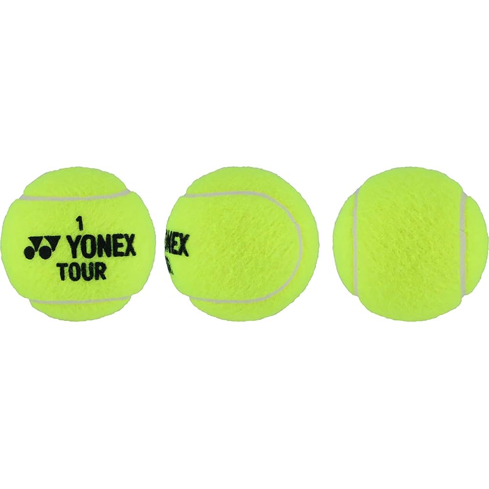 YONEX TOUR Tennis Balls 4 Balls Per Can 3 Cans Yellow