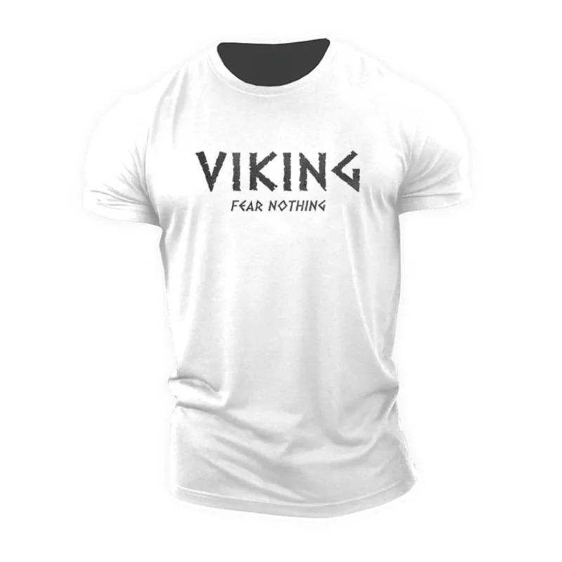 2025 Viking Graphic Printing Summer Luxury Brand Men's and Women's T-Shirts Short Sleeves Street Fashion Trend Clothing Summer