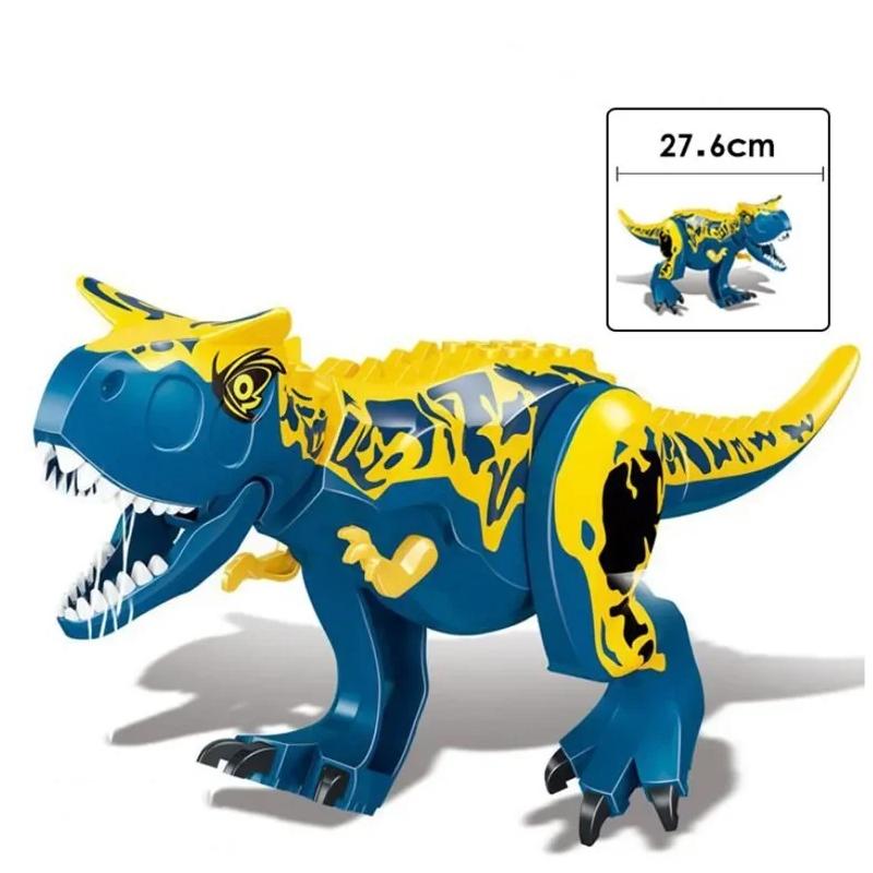 Jurassic World 2 Dinosaurs Figures Tyrannosaurus Rex Indominus Rex I-Rex Indoraptor Building Blocks Kids Toy Compatible