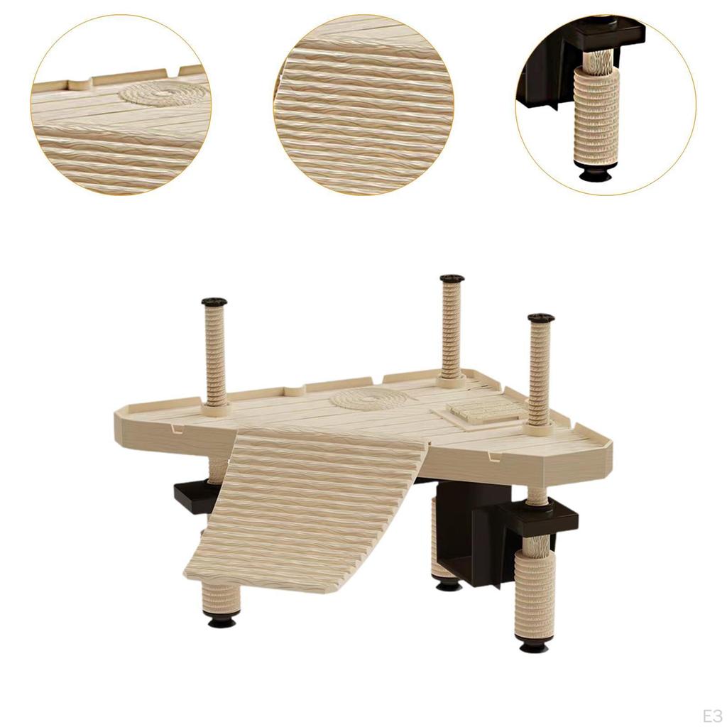 Schildkröten-Kletterplattform für aquatische Umgebungen mit starkem Saugfuß