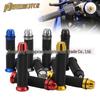 Universal Anti-slip 22MM Motorcycle Throttle Grip Cover - CNC Aluminum Alloy & Wear-resistant Rubber Handlebar Accessory