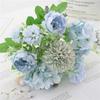 1PC Artificial Flowers Cheap Silk Hydrangea Christmas Decorations for Home Garden Party Wedding Bridal Accessories Fake Peony
