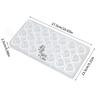 21 Grids Mini Heart Shape DIY Chocolate Molds Plastic Nonstick Candy Making Molds Dessert Baking Pan for Easy Release