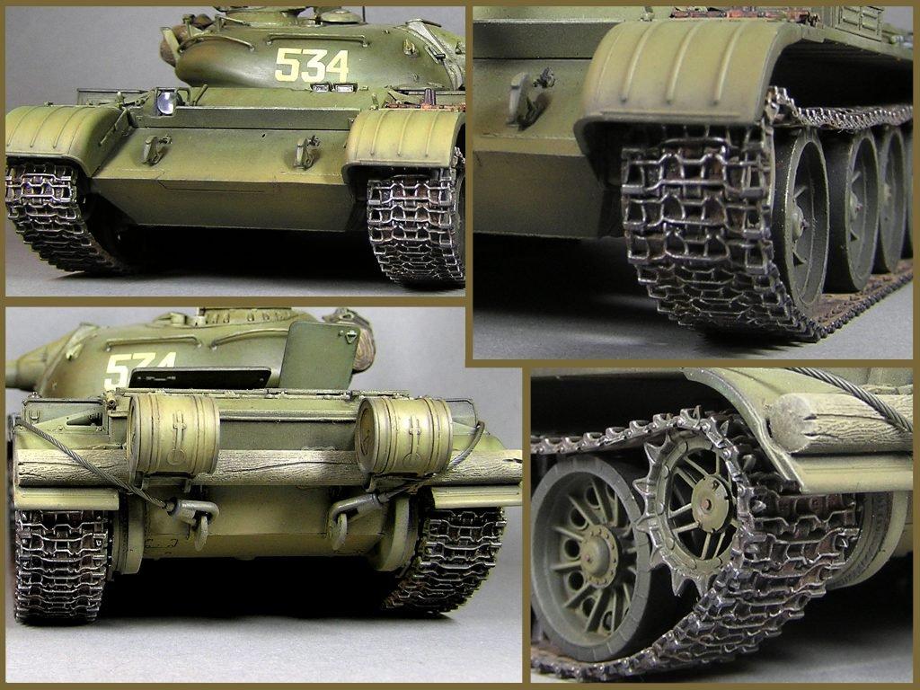 Miniart 1/35 Scale OMSH Track Set for T-54, Early Model, Articulated, Plastic Model Parts, MA37046