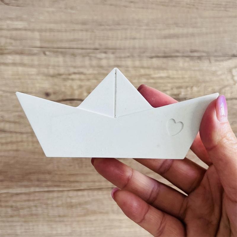 2 Size Heart Beach Boats Silicone Mold Epoxy Resins Mold for Candle Soap Making Fondant Mould for Candy Chocolate Baking