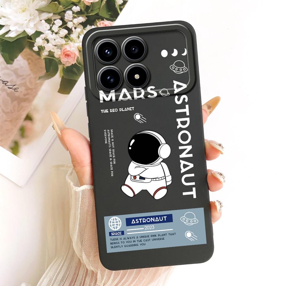 Aesthetic Fashion Phone Case For Xiaomi Redmi K90 Pro Max Poco F8 Pro Ultra Casing Cartoon Cat Dragon Back Cover Soft Silicone