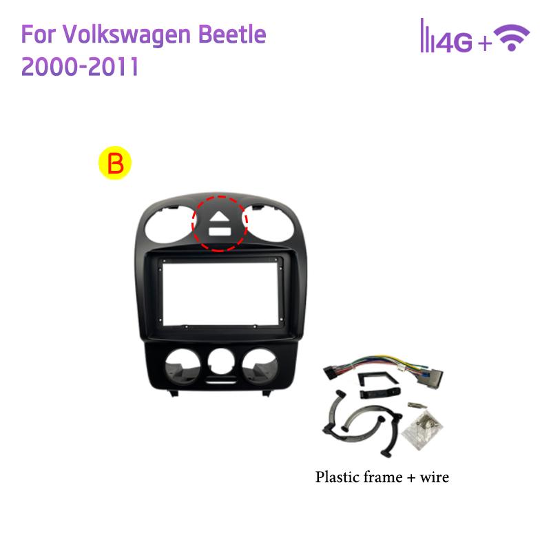 

9.0Inch Car Multimedia Player For Volkswagen Beetle 2000-2011 GPS Navigation Radio Android12 8+128G 8Core CarPlay 4G 360Camera