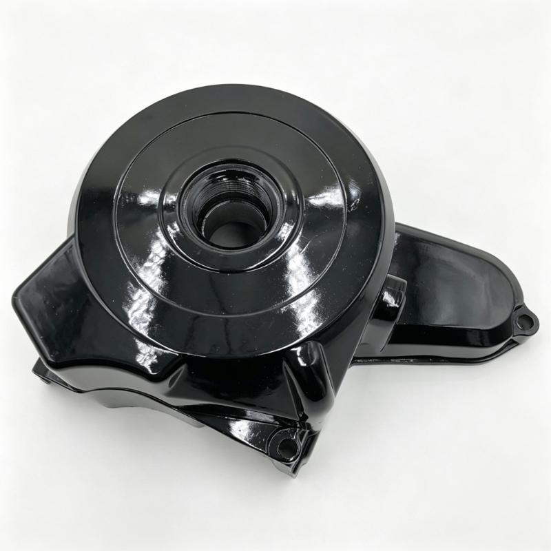 110cc Left Engine Housing Cover for Horizontal Engines, Metal Repair Part for Trail Bike and Pit Bike Service Use