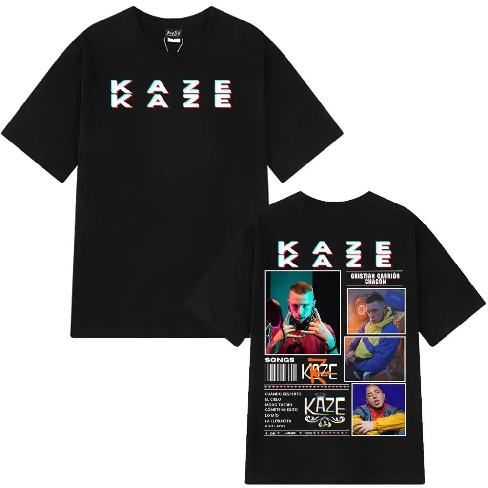 Rapper Kaze R New Fashion Album Print Tshirt Unisex Wounisex Casual And Loose Tshirt Shortsleeved 100 Cotton Hiphop Punk Tshirts