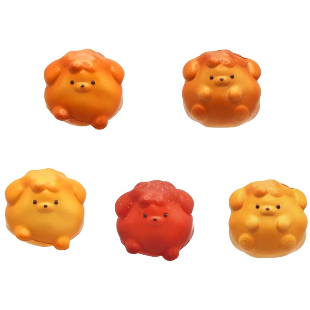 Karaage Dog x Complete Set of 5 Types Complete Gachapon Capsule Toy
