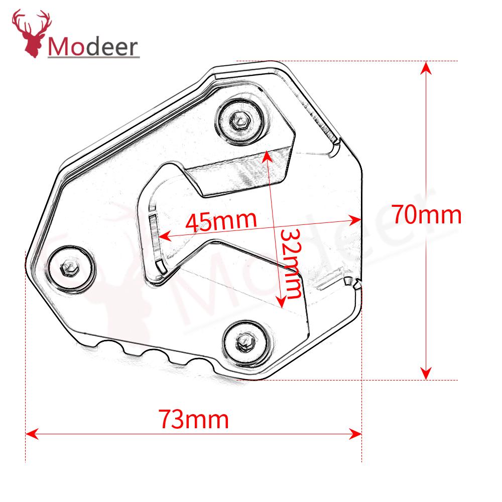 Extension Side Stand Foot Support Plate Enlarge Pad For BMW S1000XR S1000 XR S 1000XR 2015 2016 2017 2018