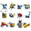 MOC Marine Insect Bird Building Block Set Animal Model Small Particle Puzzle Bricks for Kids