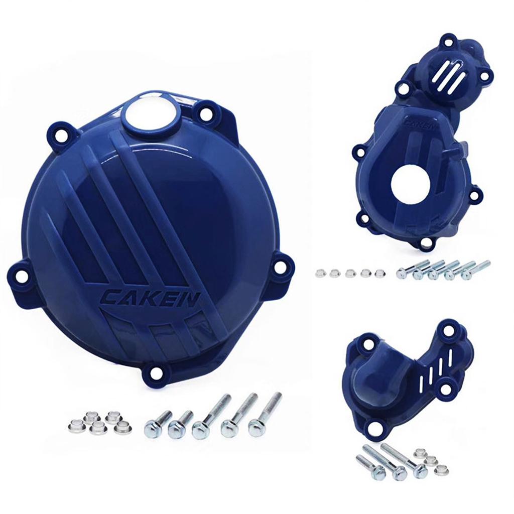 Motorcycle Clutch Cover Magneto Engine Water Pump Guard Set For KTM XCF250 XCF350 FC250 FC350 FE250 FE350 FX350 SXF250 SXF350