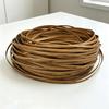 120FT Wicker Repair Kit Synthetic Embossing Rattan Fix Materials Waterproof DIY Rattan Chair Basket Furniture Basket Repair Plastic Flat Wicker