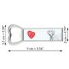 Weimaraner, Grey Ghost – Bottle opener with a dog, personalized fridge opener | Art-Dog