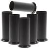 6Pcs Metal Chandelier Base Sleeves Flanging Sleeves Wide Stable Base for Bulbs Crystal Chandelier Accessories