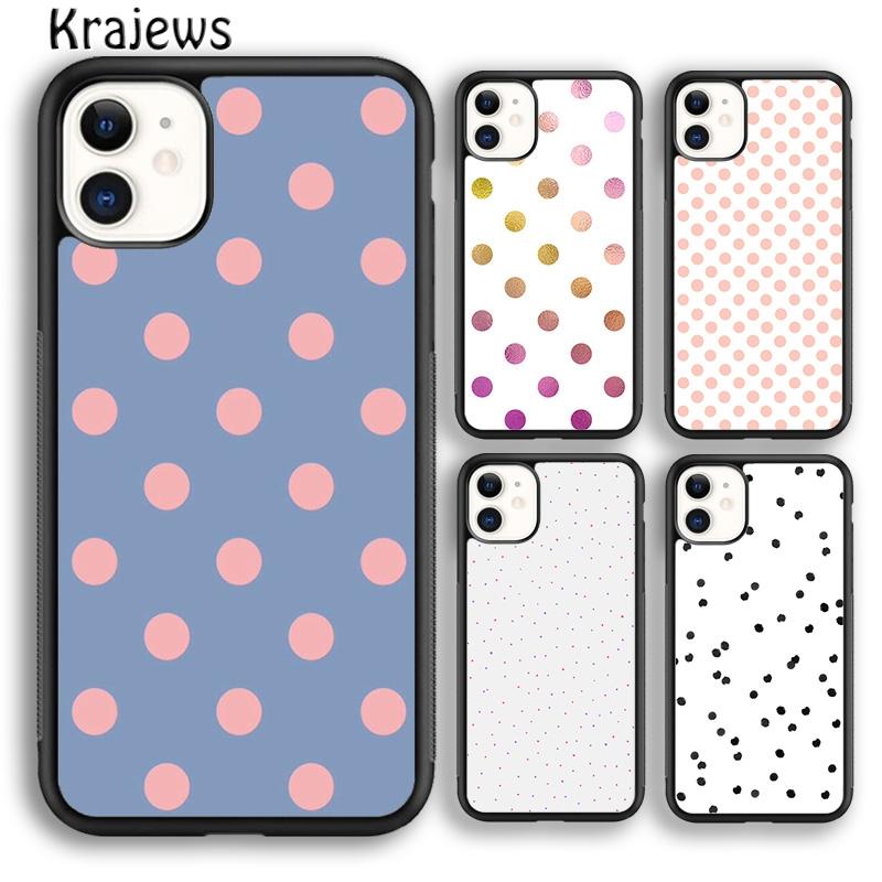 Cute Polka Dots Spot Pattern For iPhone 17 Air 16 Phone Case Cover 15 14 plus 12 13 pro max coque Shell Fundas