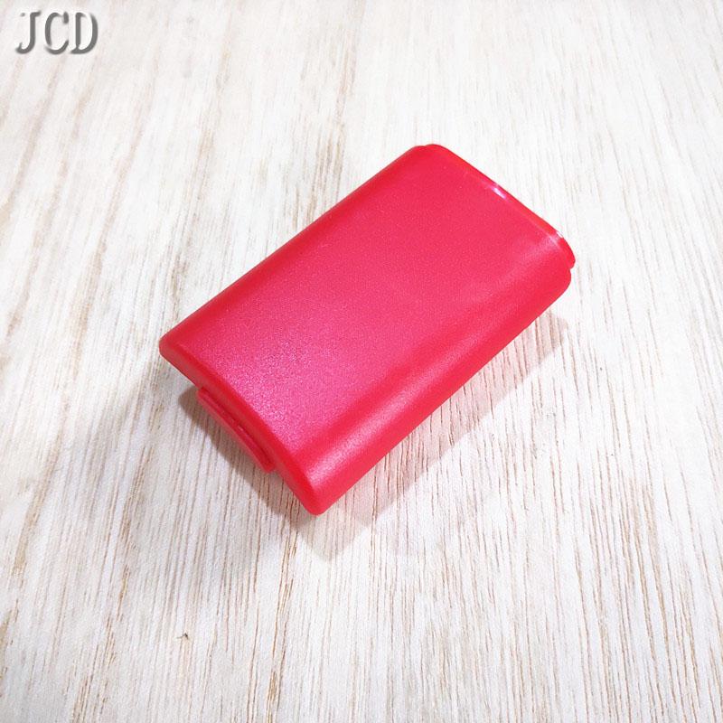 JCD 1PC White/Pink/Blue/Red Battery Cover Case Kit  Suitable For Xbox 360 Wireless Controller Joystick Game Controller