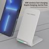 30W Fast  Wireless Charger Stand Pad for iPhone 13 12 11 X Pro Max Samsung Galaxy S21 S20 S10 S9 S8 Xiaomi Wireless Charging