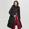Women's Mid-Length Hooded Duck Down Jacket