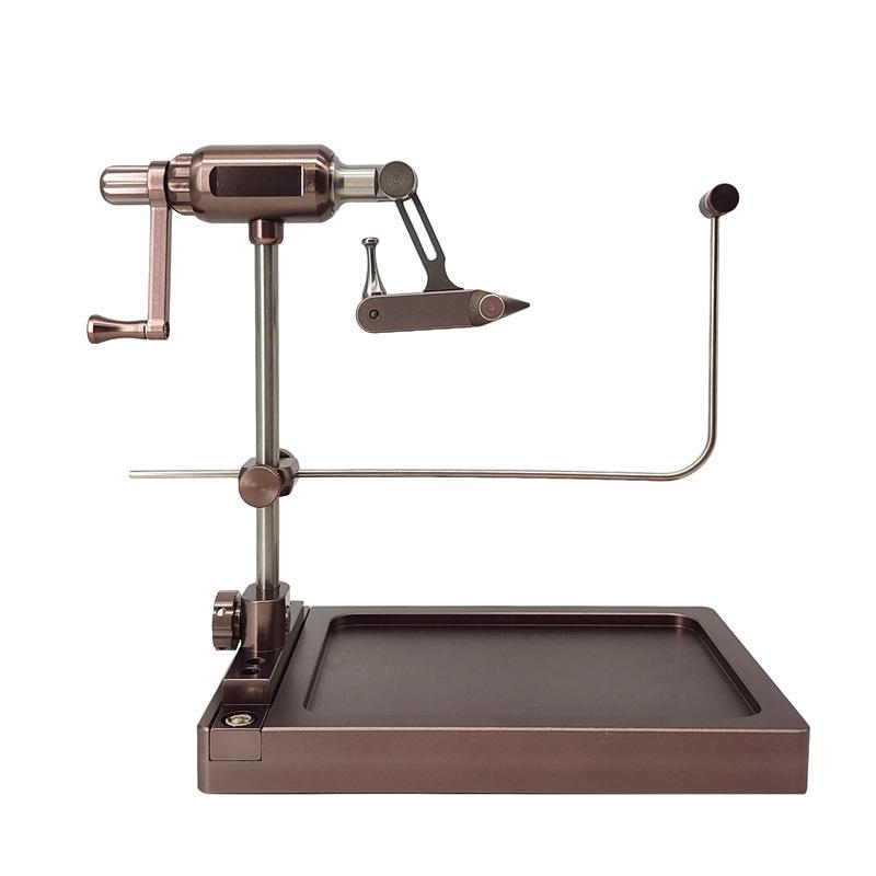 Egret Fly BLF-A 360° Rotatable Fly Tying Vise with Knotter, Line Winder, Dubbing Tool, and Hook Tying Pliers