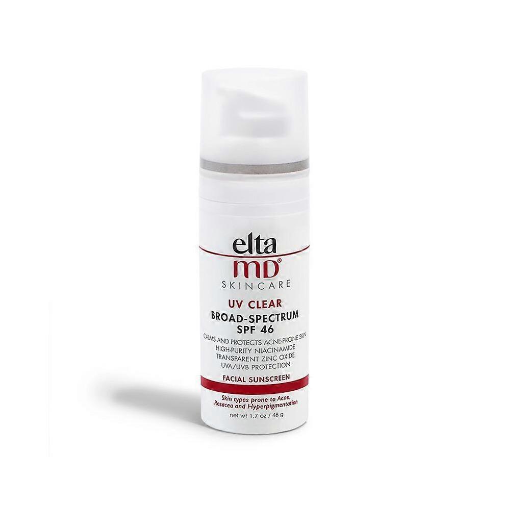 Eltamd UV Clear Getönte Gesichtssonnencreme SPF 46, ölfrei, Breitspektrum, empfindliche Haut, Niacinamid, 48 g
