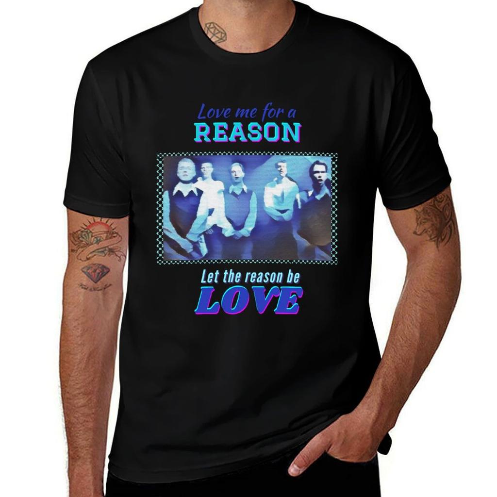 Love Me For A Reason 90s Throwback Tshirt Fashion Graphic Tee For Unisex