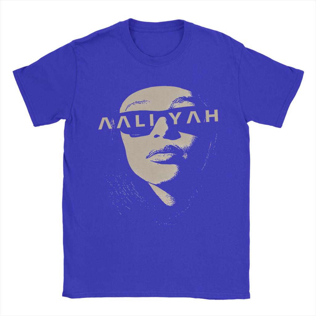 Aaliyah Sunglasses Tee Shirt for Men Women Graphic Album Music Printed T Shirts  Cotton Clothing