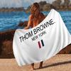 Fashion Brand T-Thom B-Brown Bath Towel Microfiber Soft Water Absorbing Breathable For Girl Kids Decorative Cartoon Beach Towel