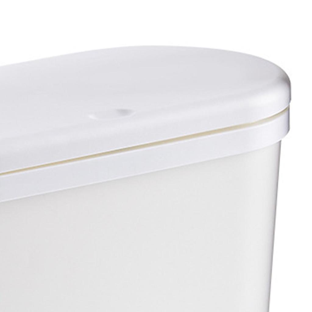Bathroom Trash Can Multipurpose Large Capacity Modern Nordic Style Kitchen Garbage Can with Press Type Lid for Home