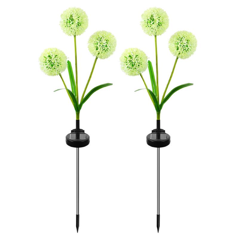 Solar Dandelion Flower Courtyard Light - Outdoor Decorative Onion Ball Atmosphere Lamp