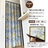 Noren Kobo Accordion Studio Ghibli Delivery Room 96cm Wide x 200cm 98339 Curtain, "Kiki's Service" Flip-Up Curtain, Divider, Enfleur, Blue, Long,