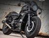 Black Leather Retro Seat Bag Cushion for Rebel CM300/500 Motorcycle