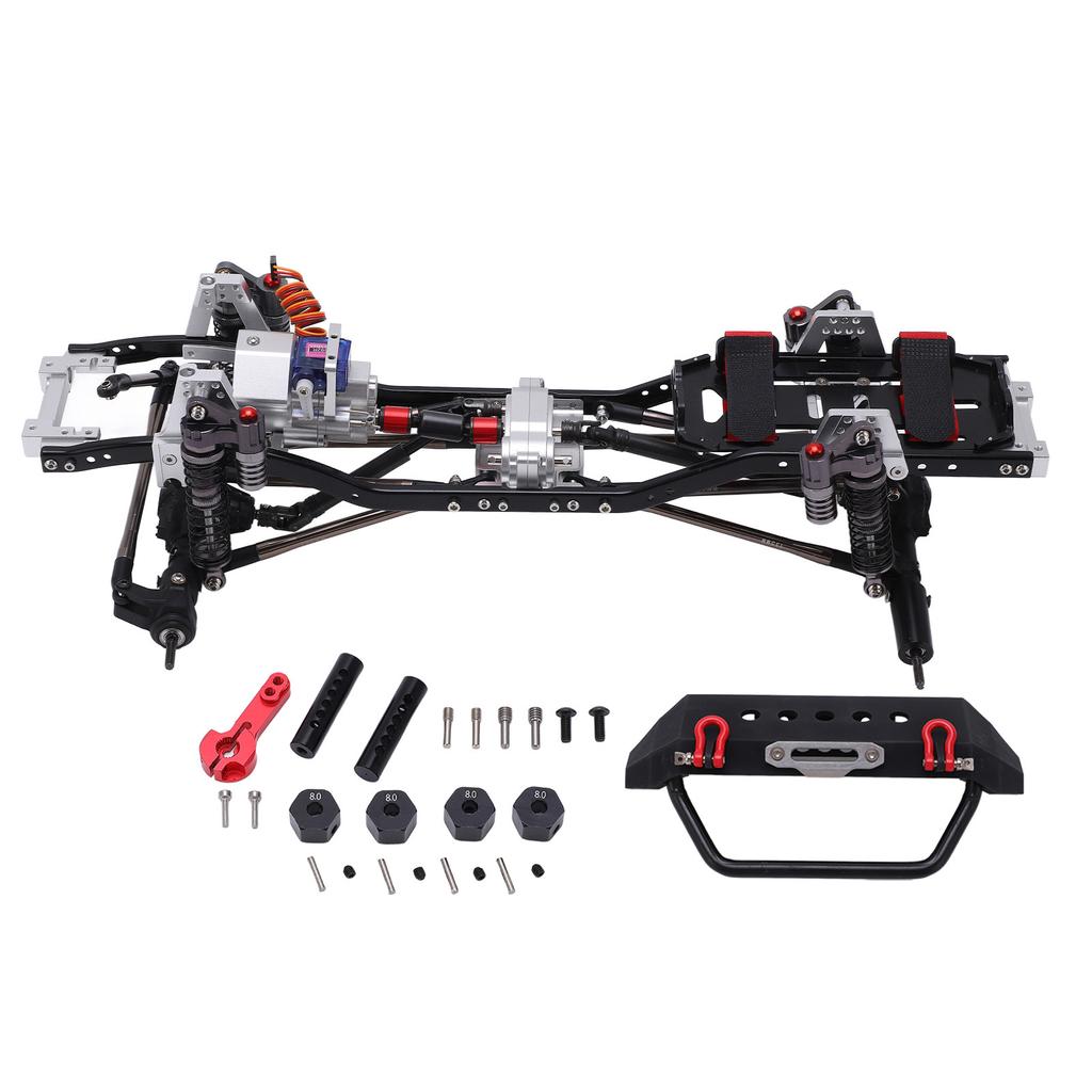 RC Frame 1Celsius10 Climbing Car 313mm Wheelbase Dual Speed High Low Gear Frame Set with Front Bumper
