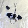 Stylish Angel Wing Phone Lanyard Punk Style Heart Pendant Backpack Decorations