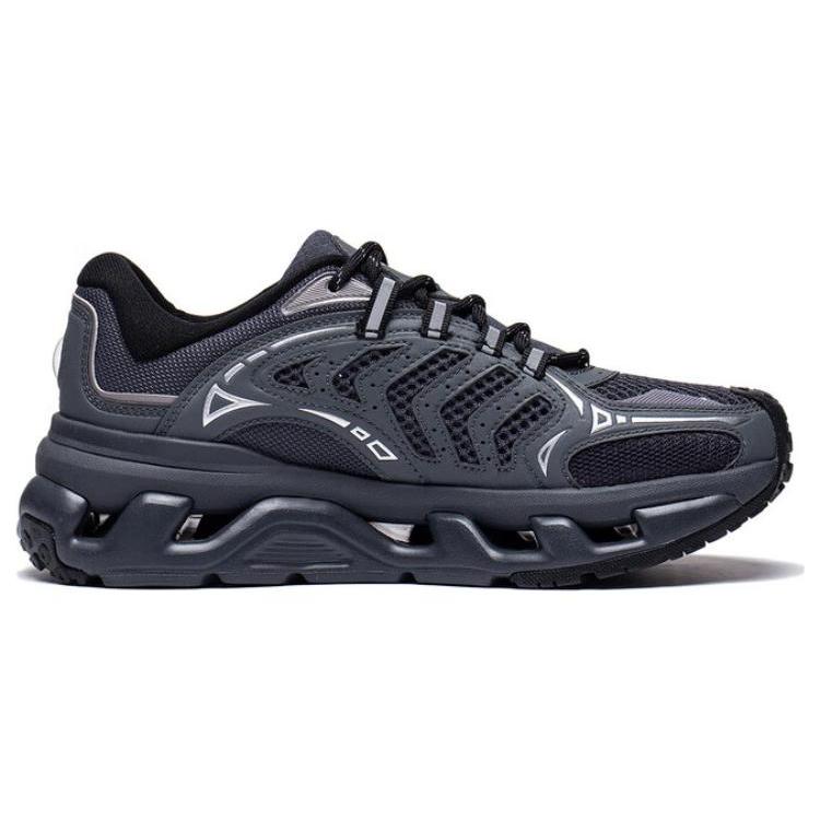 Li Ning Mountain Color Cushioning Low top Casual Shoes Women's Black AGCT360-2