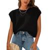 Summer Women's Round Neck Hollowed Out Sunscreen Knitted Sweater Cover Knitted Vests