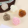 Female Hair Claw 3D Rose Flower Grip Clip Anti-slip Teeth Back Head Clip Large Shark Hair Claw Hair Add-ons High Quality Practical Daily Use