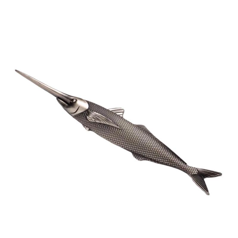 Jialang Новый китайский нож и шило для чая в форме рыбы из нержавеющей стали