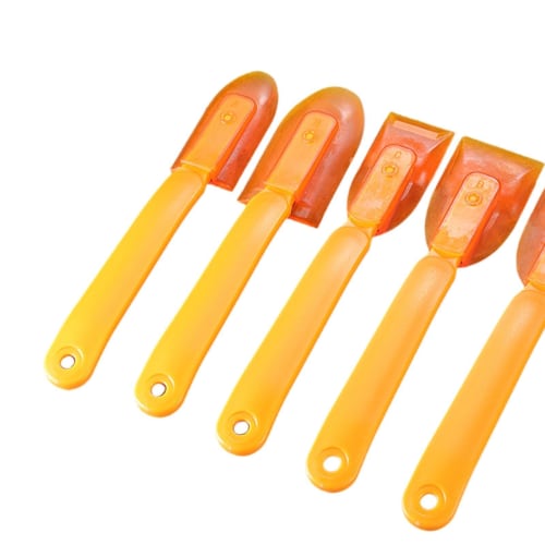 Fenteer 5-Piece Caulking Spatula Set: Seam Finishing Tool, Caulk Remover, Heavy-Duty, Professional Grade, Approx. 21cm, Reusable, Hardwearing, Multipu