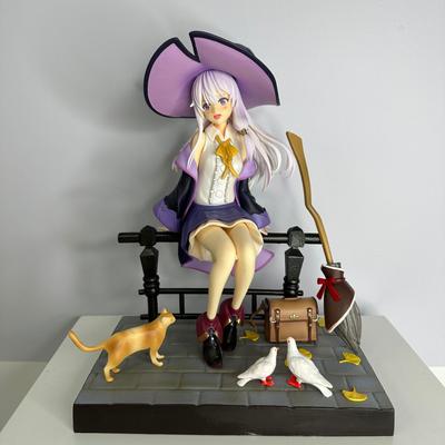Elaina Anime Figurka Putující čarodějnice Akční Figurka PVC Kolekce Model Hračka Kolekce Dárek