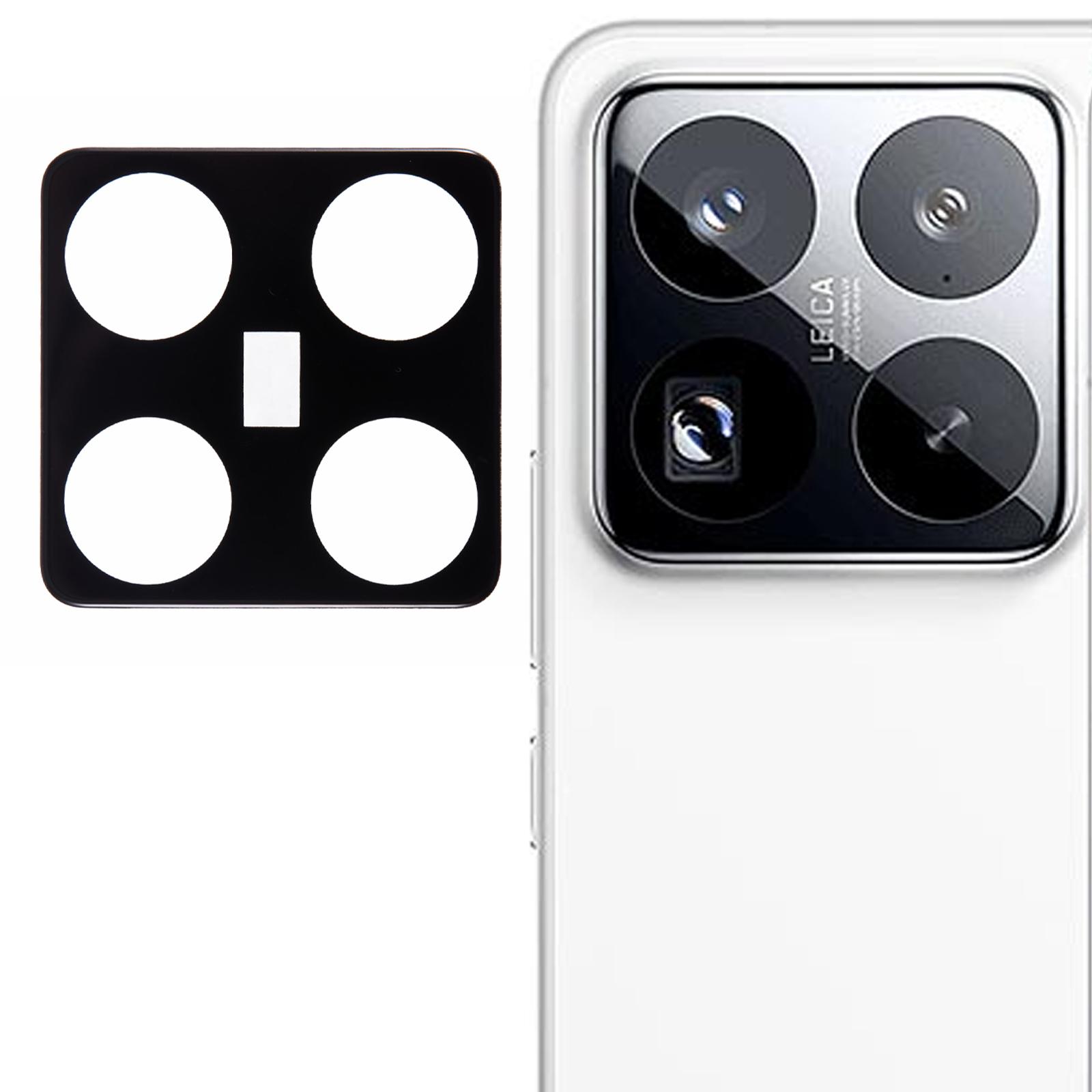 

For Xiaomi 15 Pro Tempered Glass Lens Protector Black Silk Printing Camera Lens Film Type A