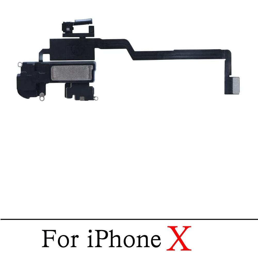 Ear Speaker For iPhone X XR XS 11 Pro Max Earpiece With Flex Cable Replacement NO Face ID