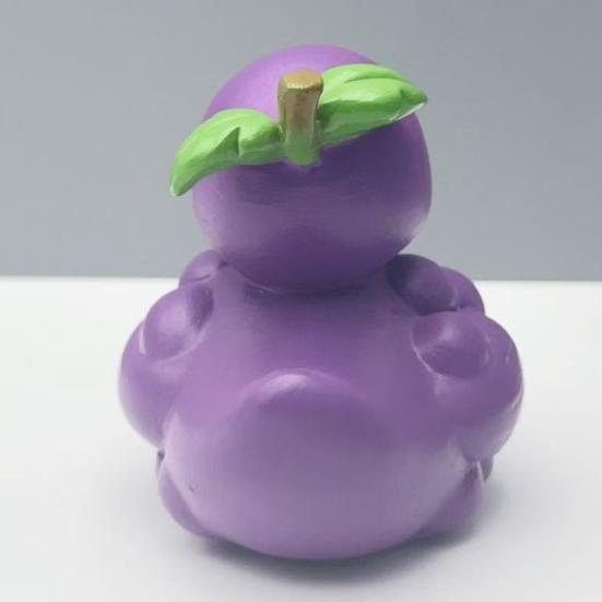 Fruit Duck Figurine Peach Pineapple Grape Strawberry Banana Resin Statue Sculpture Home Office Decoration Ornament