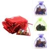 Elegante und transparente 10 Stück Kordelzug-Organzabeutel für Hochzeitsfeier-Gastgeschenke und Geschenke