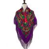 120*120cm Russian Style Square Scarf