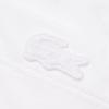 LACOSTE Summer Active Collection T-Shirts Unisex White Crew Neck Moderate Straight Fit TH8190-001